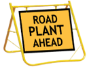 Swing Stand & Sign -  Road Plant Ahead