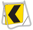 Swing Stand & Sign - Chevron Sign