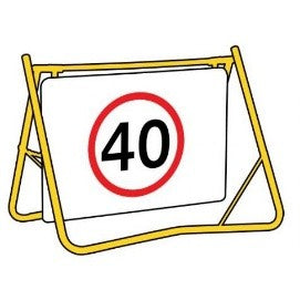 Swing Stand & Sign -  40 Speed Limit