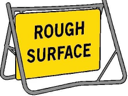 Swing Stand & Sign -  Rough Surface