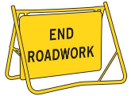 Swing Stand & Sign -  End Roadwork